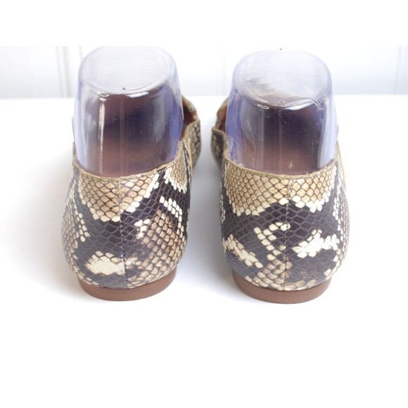 Madewell Frances Skimmer Slip On Loafer Snakeskin Leather US Size 7.5 - Picture 5 of 7